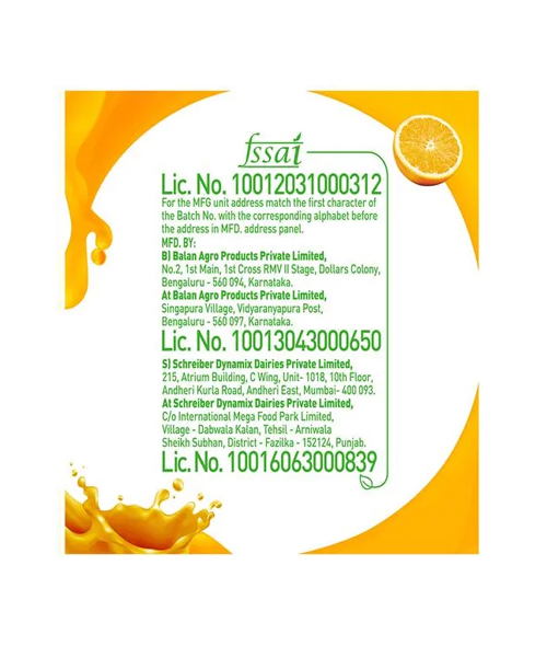 B Natural Orange+ Juice - Supports Immunity & Goodness Of Fiber - Daily ...