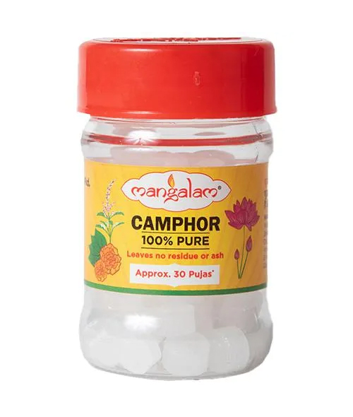 Mangalam Pure Camphor - 20 G Jar - Daily Growcer